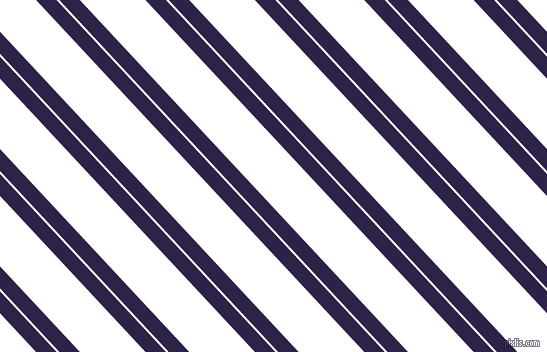 133 degree angles dual stripes line, 15 pixel line width, 2 and 48 pixels line spacing, Violent Violet and White dual two line striped seamless tileable