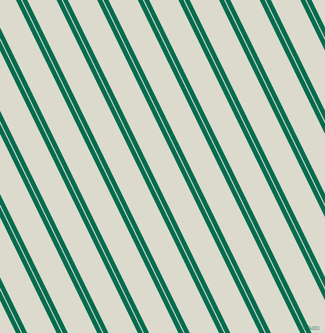 116 degree angles dual stripe line, 9 pixel line width, 2 and 52 pixels line spacing, Watercourse and Milk White dual two line striped seamless tileable