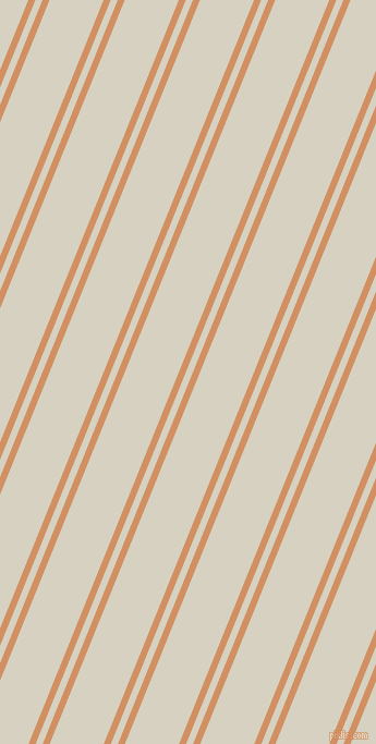 68 degree angles dual stripes line, 6 pixel line width, 6 and 46 pixels line spacing, Whiskey and Ecru White dual two line striped seamless tileable