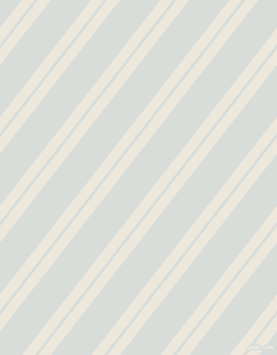 52 degree angle dual stripes line, 14 pixel line width, 4 and 45 pixel line spacing, White Linen and Mystic dual two line striped seamless tileable
