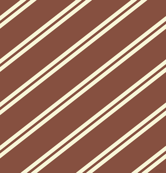 38 degree angles dual striped line, 16 pixel line width, 10 and 100 pixels line spacing, White Nectar and Ironstone dual two line striped seamless tileable