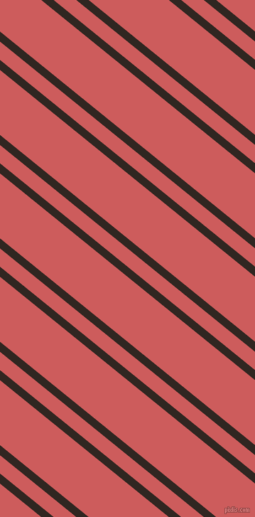 141 degree angle dual striped line, 11 pixel line width, 20 and 71 pixel line spacing, Wood Bark and Indian Red dual two line striped seamless tileable