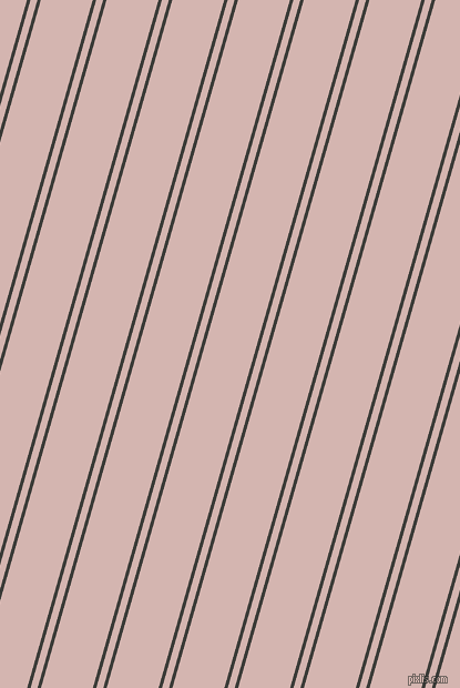74 degree angle dual stripe line, 3 pixel line width, 6 and 45 pixel line spacing, Zeus and Oyster Pink dual two line striped seamless tileable