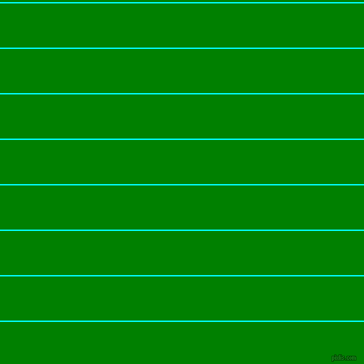 horizontal lines stripes, 2 pixel line width, 64 pixel line spacing, Aqua and Green horizontal lines and stripes seamless tileable