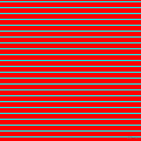 horizontal lines stripes, 4 pixel line width, 16 pixel line spacing, Aqua and Red horizontal lines and stripes seamless tileable