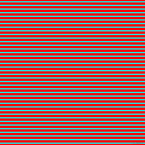 horizontal lines stripes, 4 pixel line width, 8 pixel line spacing, Aqua and Red horizontal lines and stripes seamless tileable