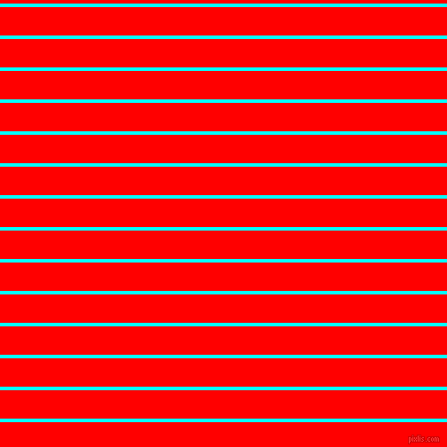 horizontal lines stripes, 4 pixel line width, 32 pixel line spacing, Aqua and Red horizontal lines and stripes seamless tileable