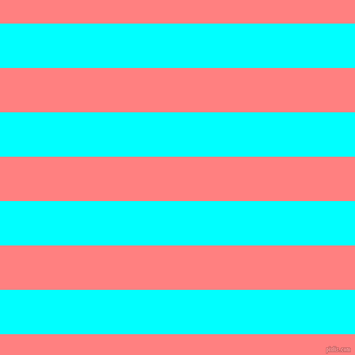 horizontal lines stripes, 64 pixel line width, 64 pixel line spacing, Aqua and Salmon horizontal lines and stripes seamless tileable
