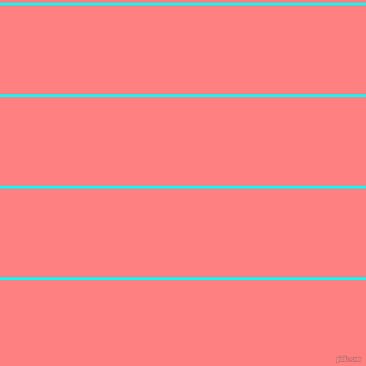horizontal lines stripes, 4 pixel line width, 128 pixel line spacing, Aqua and Salmon horizontal lines and stripes seamless tileable