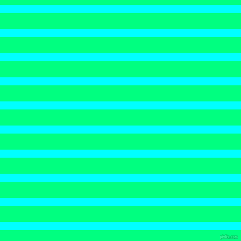 horizontal lines stripes, 16 pixel line width, 32 pixel line spacing, Aqua and Spring Green horizontal lines and stripes seamless tileable