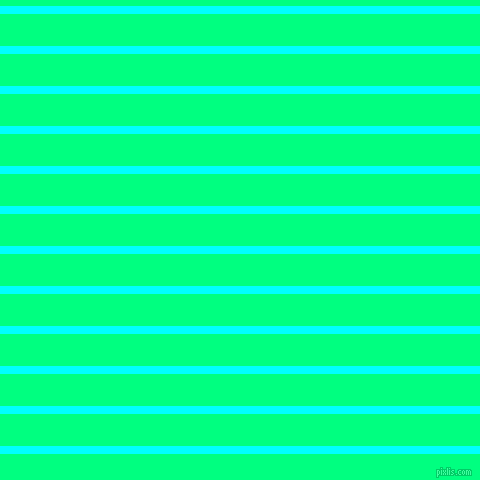 horizontal lines stripes, 8 pixel line width, 32 pixel line spacing, Aqua and Spring Green horizontal lines and stripes seamless tileable