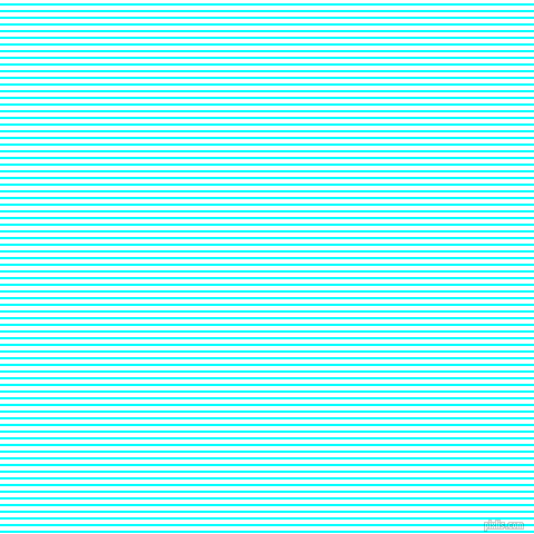 horizontal lines stripes, 2 pixel line width, 4 pixel line spacing, Aqua and White horizontal lines and stripes seamless tileable