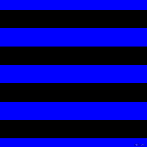 horizontal lines stripes, 64 pixel line width, 64 pixel line spacing, Black and Blue horizontal lines and stripes seamless tileable
