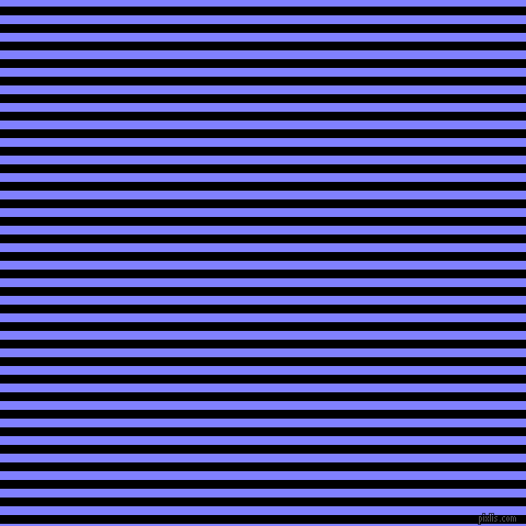 horizontal lines stripes, 8 pixel line width, 8 pixel line spacing, Black and Light Slate Blue horizontal lines and stripes seamless tileable