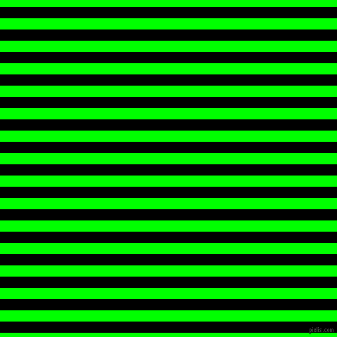horizontal lines stripes, 16 pixel line width, 16 pixel line spacing, Black and Lime horizontal lines and stripes seamless tileable