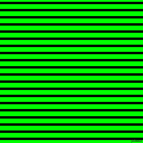 horizontal lines stripes, 8 pixel line width, 16 pixel line spacing, Black and Lime horizontal lines and stripes seamless tileable