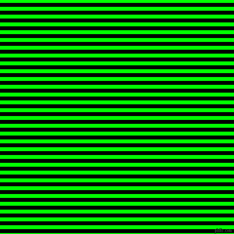 horizontal lines stripes, 8 pixel line width, 8 pixel line spacing, Black and Lime horizontal lines and stripes seamless tileable
