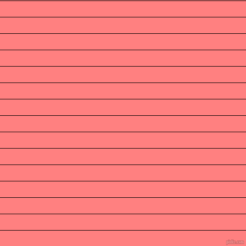 horizontal lines stripes, 1 pixel line width, 32 pixel line spacing, Black and Salmon horizontal lines and stripes seamless tileable