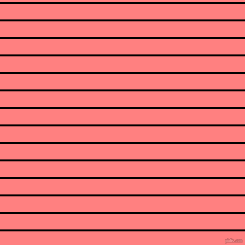 horizontal lines stripes, 4 pixel line width, 32 pixel line spacing, Black and Salmon horizontal lines and stripes seamless tileable