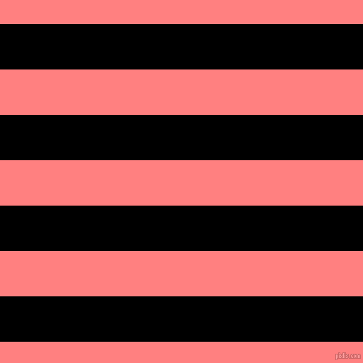 horizontal lines stripes, 64 pixel line width, 64 pixel line spacing, Black and Salmon horizontal lines and stripes seamless tileable