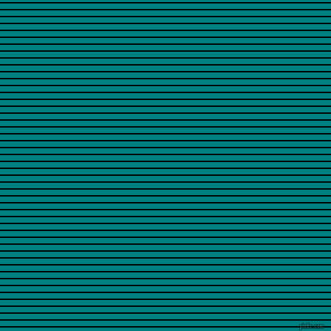 horizontal lines stripes, 2 pixel line width, 8 pixel line spacing, Black and Teal horizontal lines and stripes seamless tileable