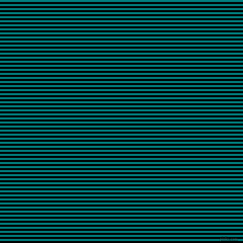 horizontal lines stripes, 4 pixel line width, 4 pixel line spacing, Black and Teal horizontal lines and stripes seamless tileable