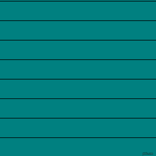 horizontal lines stripes, 2 pixel line width, 64 pixel line spacing, Black and Teal horizontal lines and stripes seamless tileable