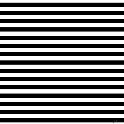 horizontal lines stripes, 16 pixel line width, 16 pixel line spacing, Black and White horizontal lines and stripes seamless tileable