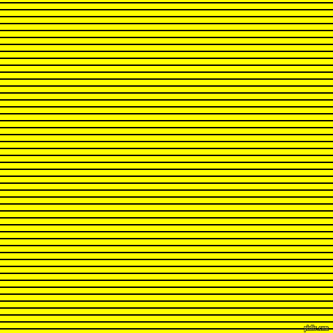 horizontal lines stripes, 2 pixel line width, 8 pixel line spacing, Black and Yellow horizontal lines and stripes seamless tileable