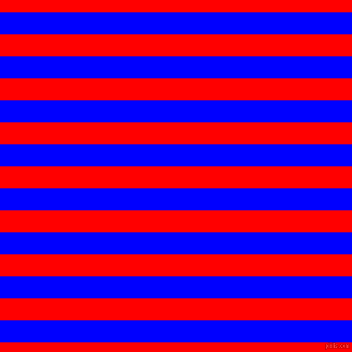 horizontal lines stripes, 32 pixel line width, 32 pixel line spacing, Blue and Red horizontal lines and stripes seamless tileable