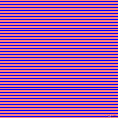 horizontal lines stripes, 4 pixel line width, 8 pixel line spacing, Blue and Salmon horizontal lines and stripes seamless tileable