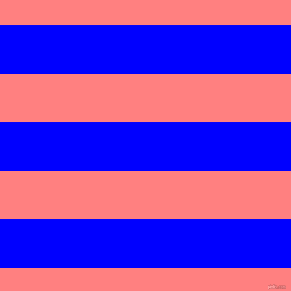 horizontal lines stripes, 96 pixel line width, 96 pixel line spacing, Blue and Salmon horizontal lines and stripes seamless tileable