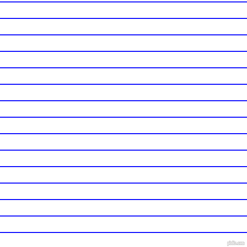 horizontal lines stripes, 2 pixel line width, 32 pixel line spacing, Blue and White horizontal lines and stripes seamless tileable