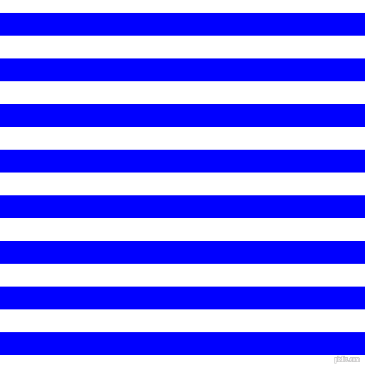 horizontal lines stripes, 32 pixel line width, 32 pixel line spacing, Blue and White horizontal lines and stripes seamless tileable