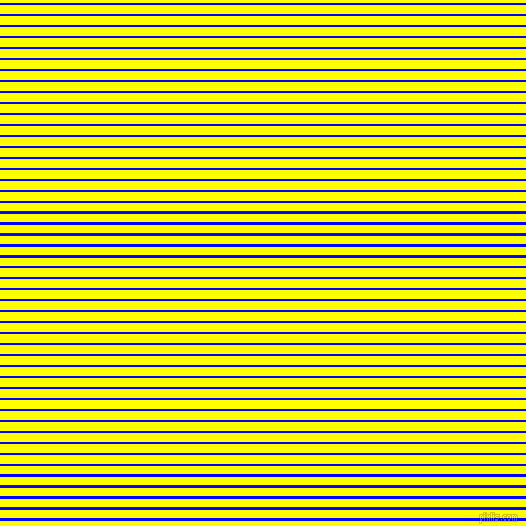 horizontal lines stripes, 2 pixel line width, 8 pixel line spacing, Blue and Yellow horizontal lines and stripes seamless tileable