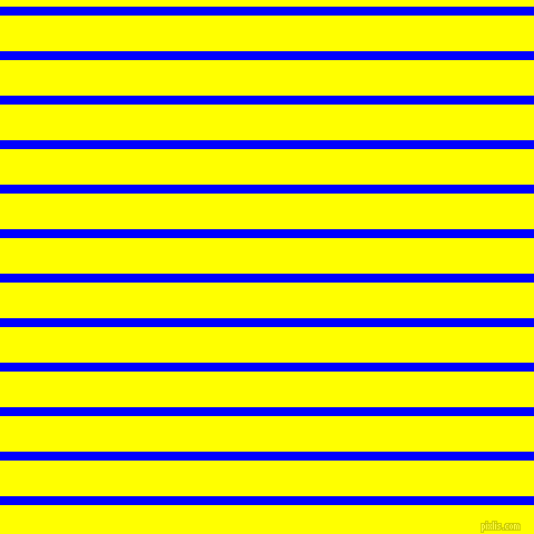 horizontal lines stripes, 8 pixel line width, 32 pixel line spacing, Blue and Yellow horizontal lines and stripes seamless tileable