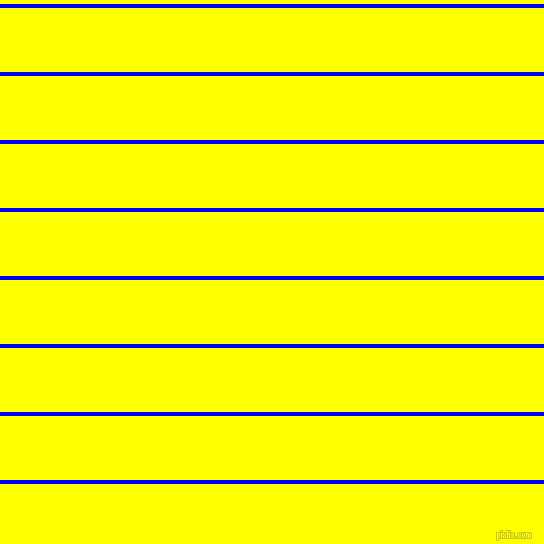 horizontal lines stripes, 4 pixel line width, 64 pixel line spacing, Blue and Yellow horizontal lines and stripes seamless tileable