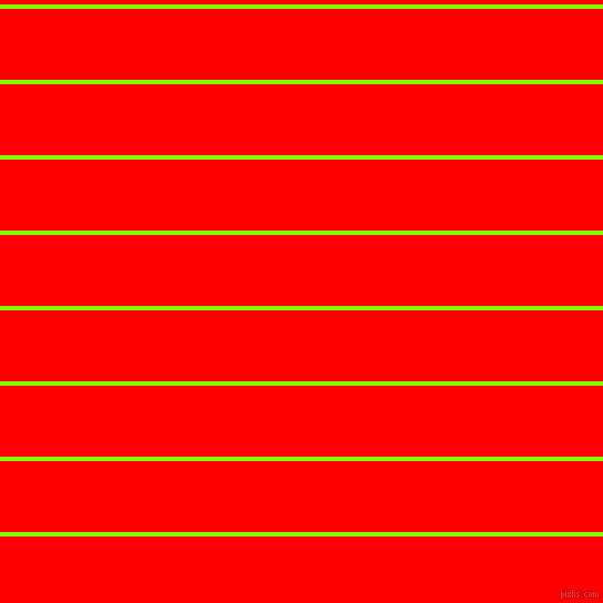 horizontal lines stripes, 4 pixel line width, 64 pixel line spacing, Chartreuse and Red horizontal lines and stripes seamless tileable