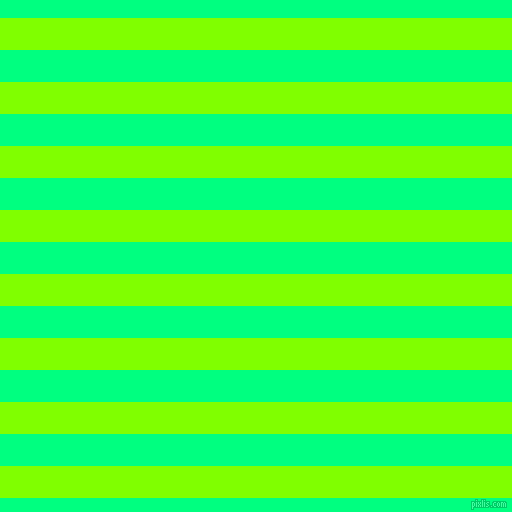 horizontal lines stripes, 32 pixel line width, 32 pixel line spacing, Chartreuse and Spring Green horizontal lines and stripes seamless tileable