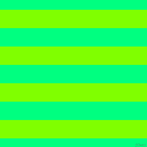 horizontal lines stripes, 64 pixel line width, 64 pixel line spacing, Chartreuse and Spring Green horizontal lines and stripes seamless tileable