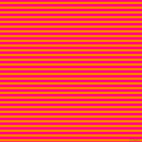 horizontal lines stripes, 8 pixel line width, 8 pixel line spacing, Dark Orange and Deep Pink horizontal lines and stripes seamless tileable