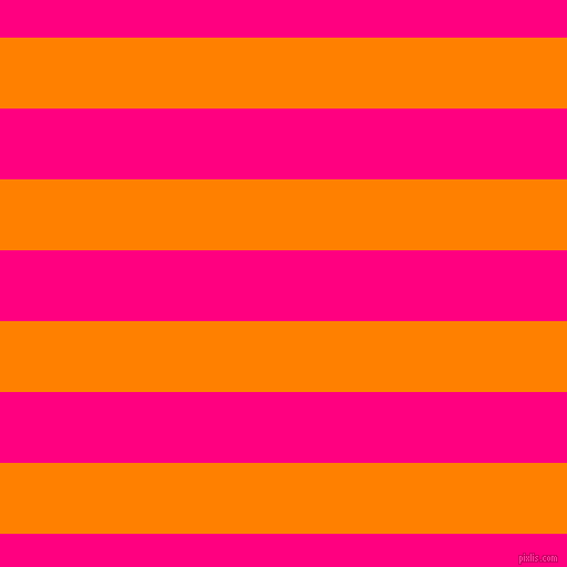 horizontal lines stripes, 64 pixel line width, 64 pixel line spacing, Dark Orange and Deep Pink horizontal lines and stripes seamless tileable