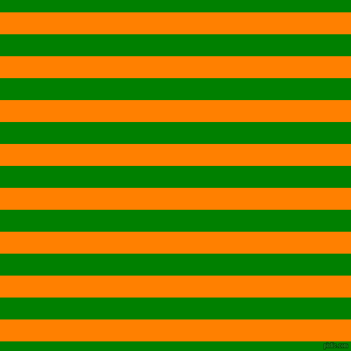 horizontal lines stripes, 32 pixel line width, 32 pixel line spacing, Dark Orange and Green horizontal lines and stripes seamless tileable