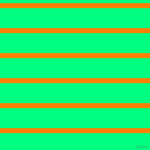 horizontal lines stripes, 16 pixel line width, 64 pixel line spacing, Dark Orange and Spring Green horizontal lines and stripes seamless tileable