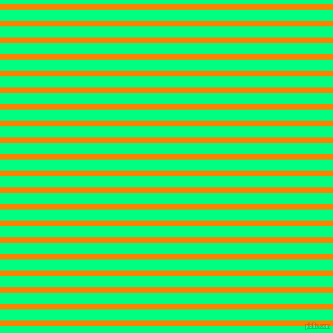 horizontal lines stripes, 8 pixel line width, 16 pixel line spacing, Dark Orange and Spring Green horizontal lines and stripes seamless tileable