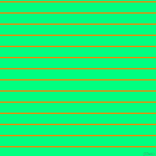 horizontal lines stripes, 4 pixel line width, 32 pixel line spacing, Dark Orange and Spring Green horizontal lines and stripes seamless tileable