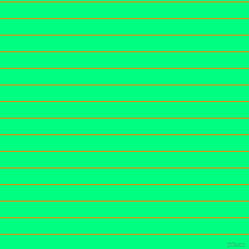 horizontal lines stripes, 2 pixel line width, 32 pixel line spacing, Dark Orange and Spring Green horizontal lines and stripes seamless tileable