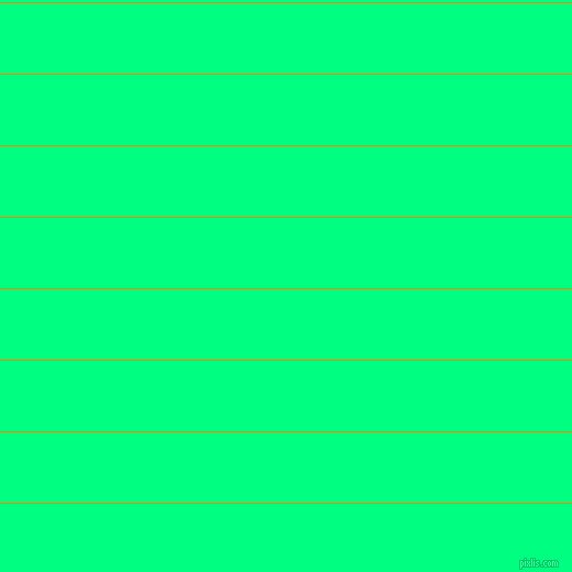 horizontal lines stripes, 1 pixel line width, 64 pixel line spacing, Dark Orange and Spring Green horizontal lines and stripes seamless tileable