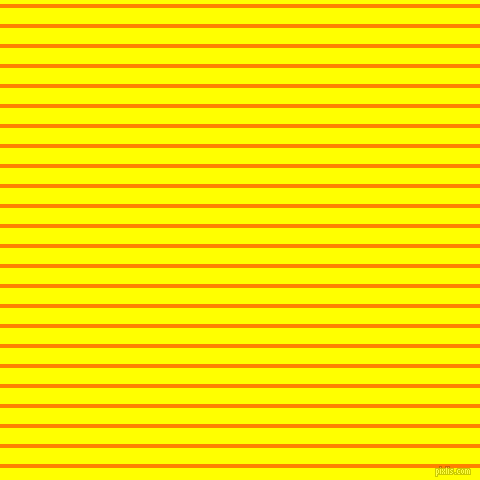 horizontal lines stripes, 4 pixel line width, 16 pixel line spacing, Dark Orange and Yellow horizontal lines and stripes seamless tileable