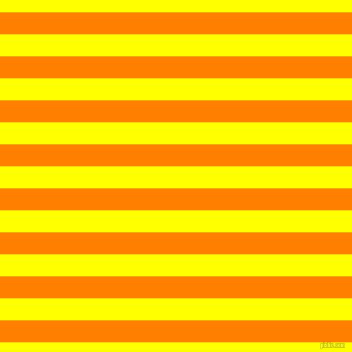 horizontal lines stripes, 32 pixel line width, 32 pixel line spacing, Dark Orange and Yellow horizontal lines and stripes seamless tileable